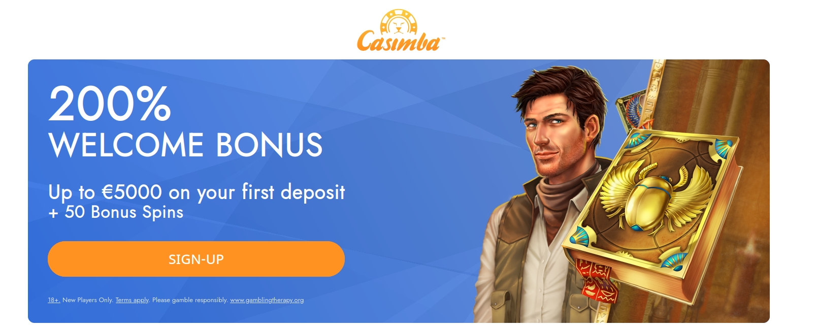 Uvítací balíček kasina Casimba