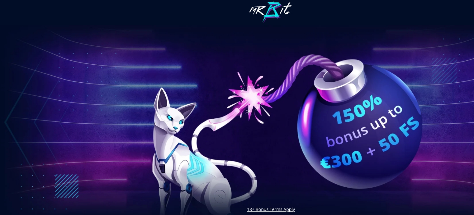 Uvítací promo akce se 150% bonusem a 50 FS od Mr Bit